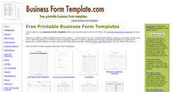Desktop Screenshot of businessformtemplate.com