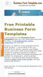 Mobile Screenshot of businessformtemplate.com